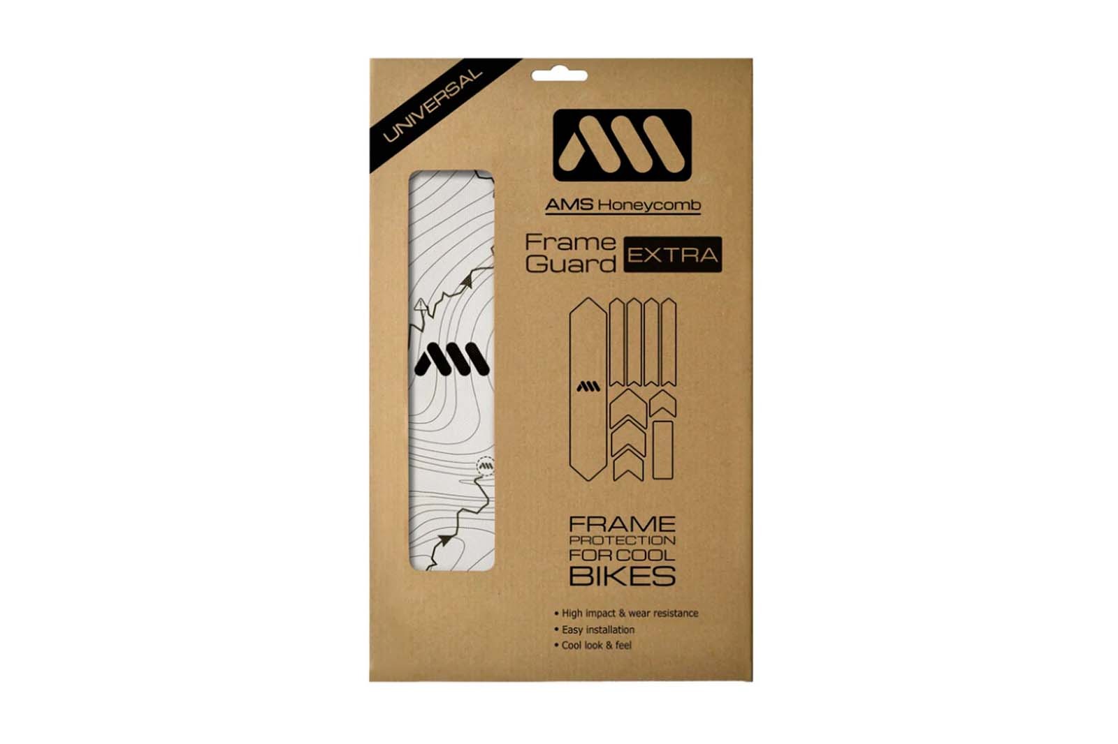 Ochranné polepy AMS  - EXTRA - Tracks/Black - Obrázek 2