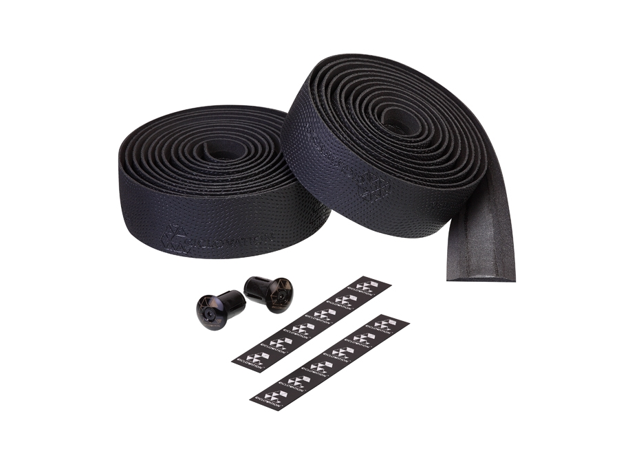 Omotávka na řídítka Ciclovation Leather Touch - Černá