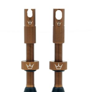 PEATYS Bezdušové ventilky Peaty's X Chris king Barva: Bourbon