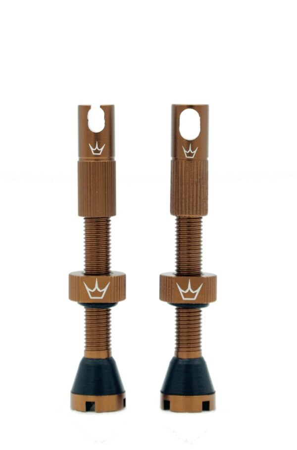 PEATYS Bezdušové ventilky Peaty's X Chris king Barva: Bourbon