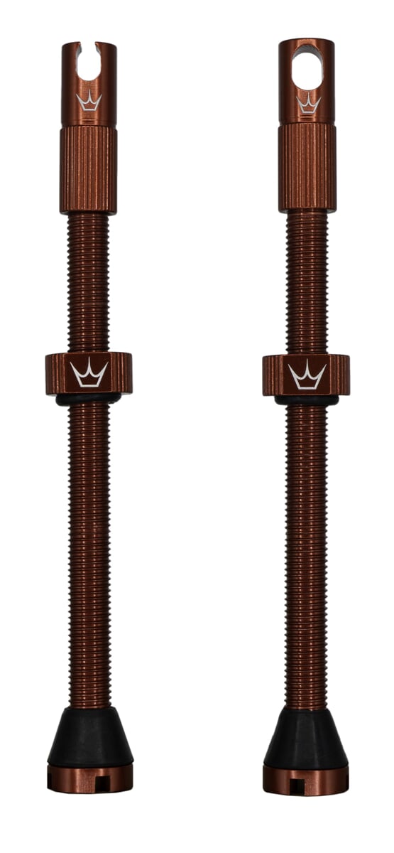 PEATYS Bezdušové ventilky Peaty's X Chris king Barva: Červené