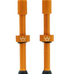 PEATYS Bezdušové ventilky Peaty's X Chris king Barva: Oranžové