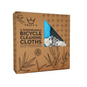 PEATYS PEATY'S BAMBOO BICYCLE CLEANING CLOTHS (PACK OF 3)