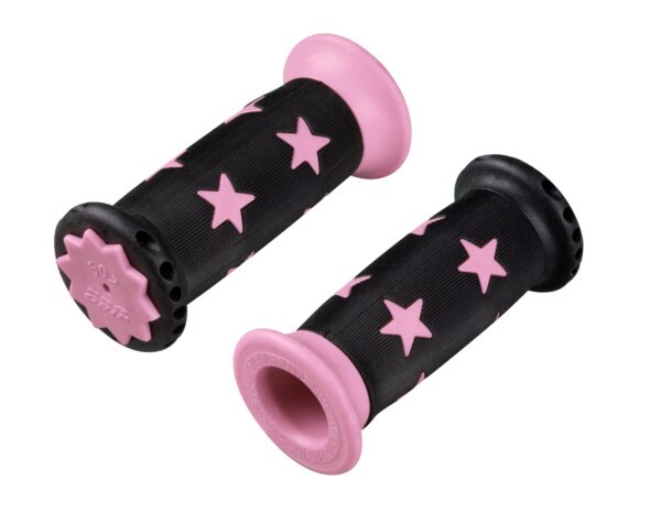PRO GRIP Gripy dětské hvězdy černo-růžové