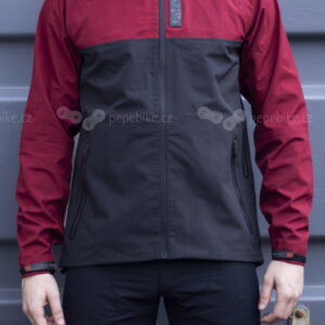 Pánská cyklistická bunda Chromag Tachyon waterproof - Brick Heather Velikost: L