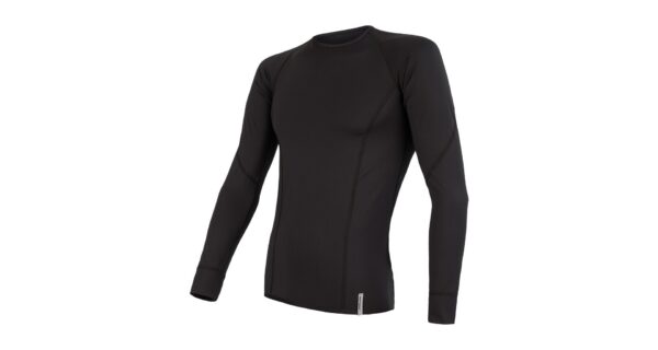 Pánské funkční triko Sensor COOLMAX TECH dl.rukáv - černá Velikost: XXXL