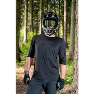 Pánský cyklistický dres Daien Black Elegance - černá Varianta: vel. XL