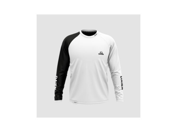 Pánský cyklistický dres Daien Mini - bílá/černá Velikost: M