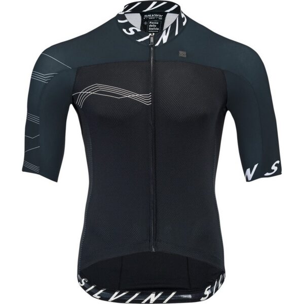 Pánský cyklistický dres Silvini Stelvio - černý Velikost: XL
