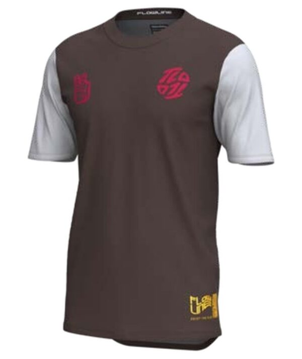 Pánský cyklistický dres Troy Lee Designs Flowline - Flipped Chocolate Velikost: XL