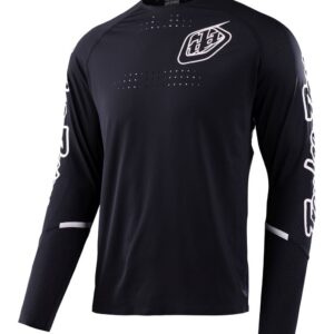 Pánský cyklistický dres Troy Lee Designs Sprint Ultra - Mono black Velikost: 2XL