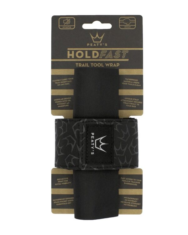 Peatys Holdfast trail tool wrap páska na rám- NIGHTRIDER BLACK