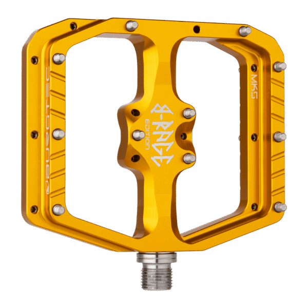 Pedály Burgtec Penthouse Flat MK5 B-Rage edition Barva: Burgtec Bullion Gold
