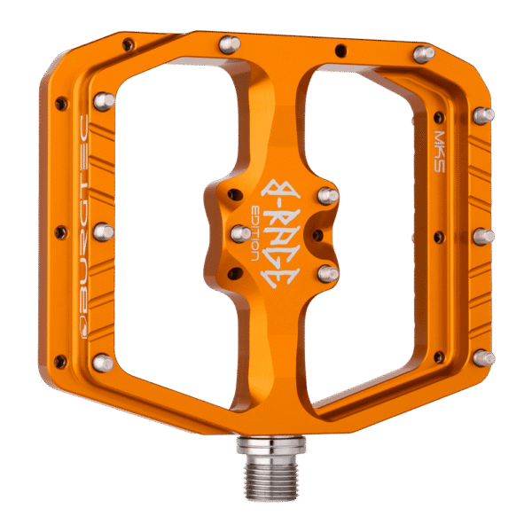Pedály Burgtec Penthouse Flat MK5 B-Rage edition Barva: Iron Bro Orange