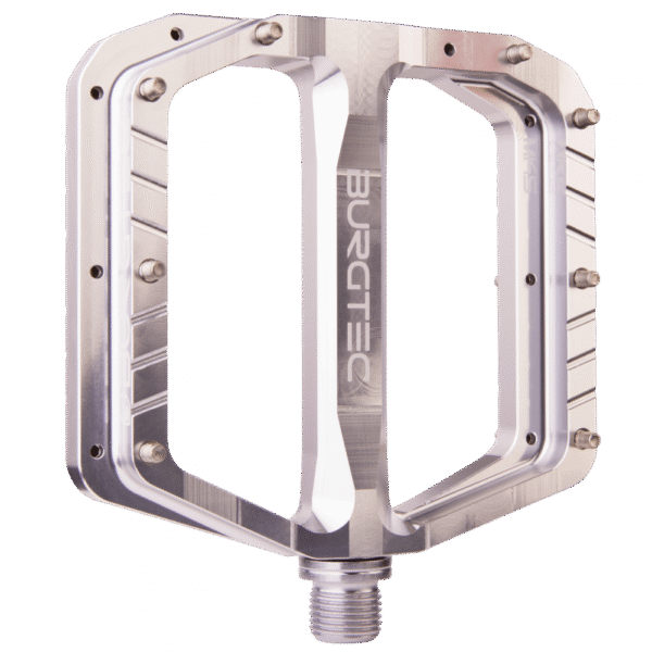 Pedály Burgtec Penthouse Flat MK5 Barva: Rhodium Silver