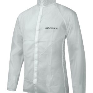 Pláštěnka Force PVC čirá - suchý zip Varianta: velikost : XS