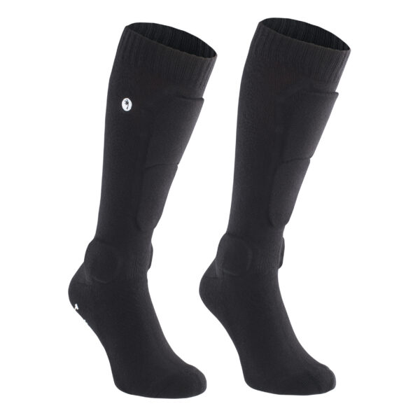 Ponožky s ochranou holeně ION BD Socks - All black Velikost: 39-42