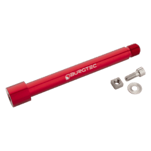 Přední osa Burgtec vidlice FOX 36/38 Boost 2021+ Barva: Race Red