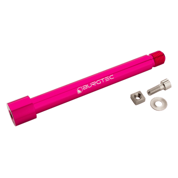 Přední osa Burgtec vidlice FOX 36/38 Boost 2021+ Barva: Toxic Barbie