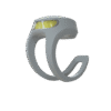 Přední světlo na kolo Knog Frog V3 Varianta: Abyss Grey