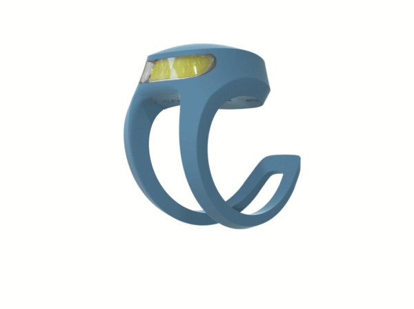 Přední světlo na kolo Knog Frog V3 Varianta: Denim Blue