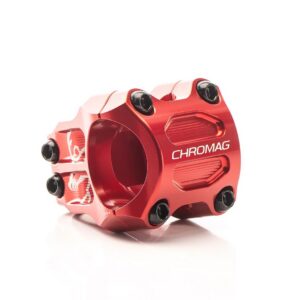 Představec CHROMAG RIZA - červená Délka: 38 mm