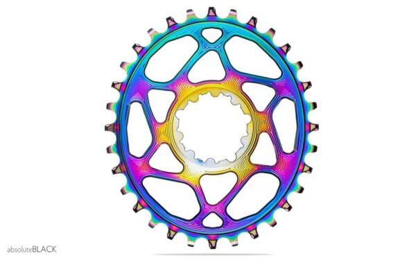 Převodník ABSOLUTEBLACK OVAL SRAM OVAL 32T rainbow 3mm offset (BOOST)