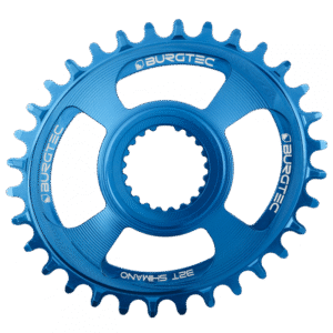 Převodník Burgtec Oval Shimano Direct Mount Thick Thin Barva: Deep Blue