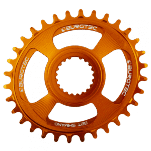 Převodník Burgtec Oval Shimano Direct Mount Thick Thin Barva: Iron Bro Orange