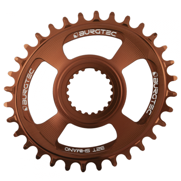 Převodník Burgtec Oval Shimano Direct Mount Thick Thin Barva: Kash Bronze