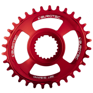 Převodník Burgtec Oval Shimano Direct Mount Thick Thin Barva: Race Red