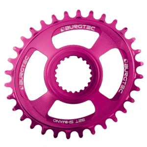 Převodník Burgtec Oval Shimano Direct Mount Thick Thin Barva: Toxic Barbie