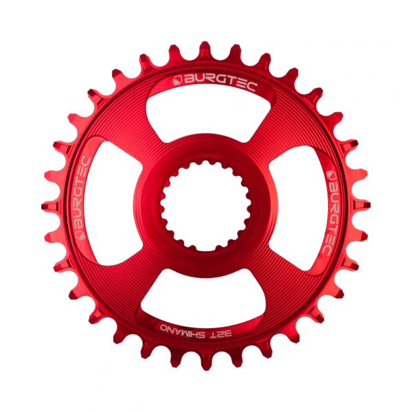 Převodník Burgtec Shimano Direct Mount Thick Thin Barva: Race Red