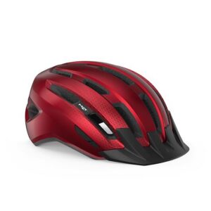 Přilba MET DOWNTOWN - červená vel.: M/L - 58-61 cm