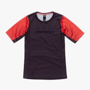 RACE FACE SOFTGOODS Dámský cyklistický dres Race Face Indy - coral Velikost: S