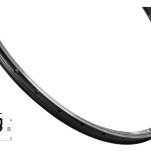 Ráfek FORCE PRIME 622x21 32děr - černý