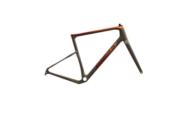 Rám Ridley Kanzo Adventure - dark brown metallic/orange/bordeaux red Velikost: L