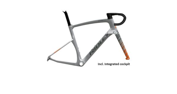 Rám Ridley Kanzo Fast - Battleship Grey/Orange/Dove Grey vel.S Velikost: S