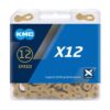 Řetěz KMC X-12 Ti-N - Zlatý - Obrázek 2