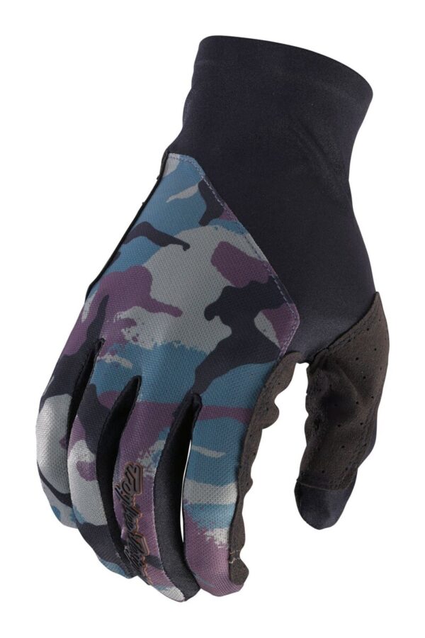 Rukavice Troy Lee Designs Flowline - Camo Army Green Velikost: 2XL