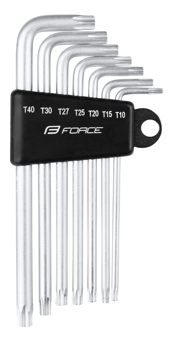 Sada 7 torx klíčů FORCE PROFI T10-40 v držáku