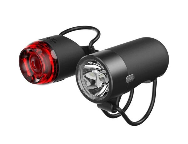 Sada světel na kolo Knog Plug Twinpack Black