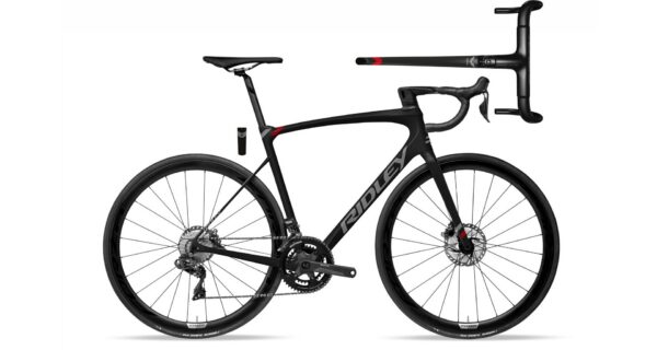 Silniční kolo RIDLEY Fenix SLiC 105 Di2 - Black - vel. S