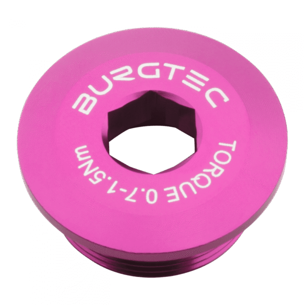 Šroub do klik Shimano Hollowtech II Burgtec Barva: Purple Rain