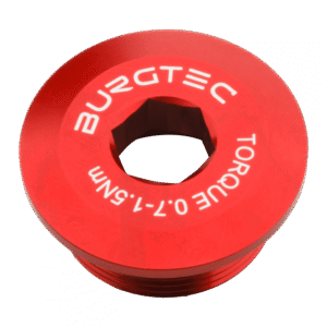 Šroub do klik Shimano Hollowtech II Burgtec Barva: Race Red