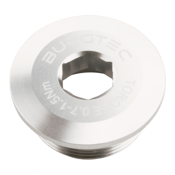 Šroub do klik Shimano Hollowtech II Burgtec Barva: Rhodium Silver