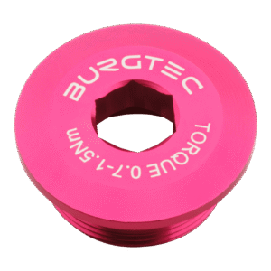Šroub do klik Shimano Hollowtech II Burgtec Barva: Toxic Barbie