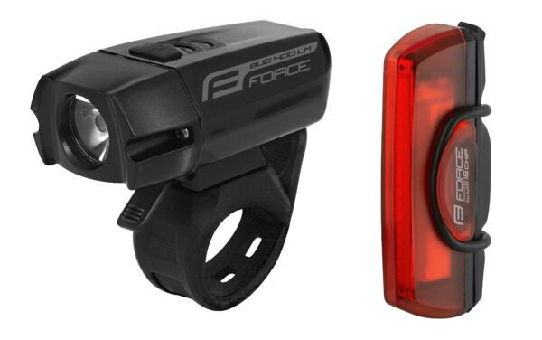 Světla sada FORCE GLARE USB přední+zadní