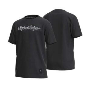 Troy Lee Designs Dětský dres TLD Skyline ride tee - Signature black Velikost: XL