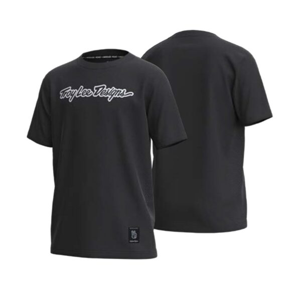 Troy Lee Designs Dětský dres TLD Skyline ride tee - Signature black Velikost: XL